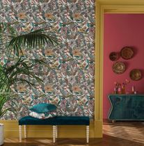 Contemporary wallpaper / floral / color...