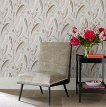 Contemporary wallpaper / patterned / gray...