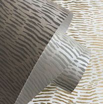 Contemporary wallpaper / patterned / metal...