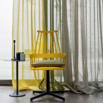 Plain sheer curtain fabric / linen / washable...