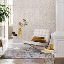Contemporary wallpaper / patterned / gray...