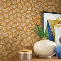 Contemporary wallpaper / patterned / gray...