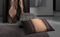 Upholstery fabric / patterned / cotton