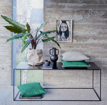 Upholstery fabric / plain / polyester /...