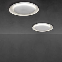 Contemporary ceiling light / round / polycarbonate...