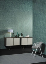 Contemporary wallpaper / plant fiber / geometric...