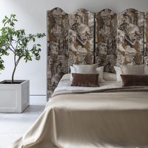 Upholstery fabric / patterned / linen /...