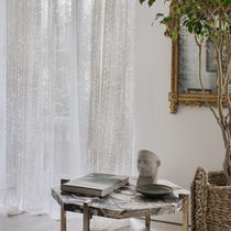 Patterned sheer curtain fabric / viscose...