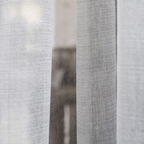 Plain sheer curtain fabric / PES / washable...