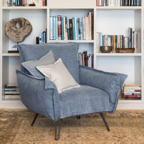 Upholstery fabric / plain / linen / washable