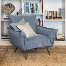 Upholstery fabric / plain / linen / washable