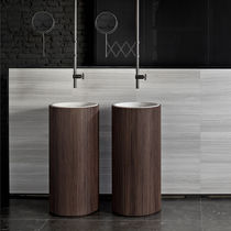 Free-standing washbasin / round / natural...