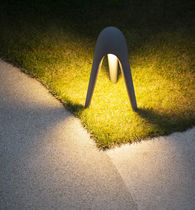 Floor lamp / contemporary / cement / LED
