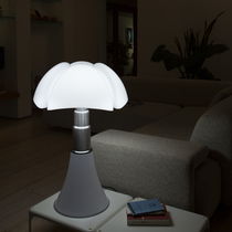 Table lamp / contemporary / stainless steel...