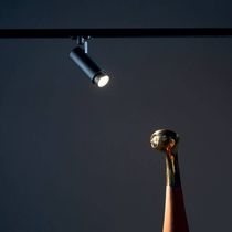 LED track light / tubular / lacquered aluminum...