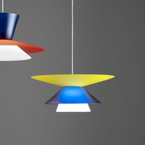 Pendant lamp / painted aluminum / methacrylate...