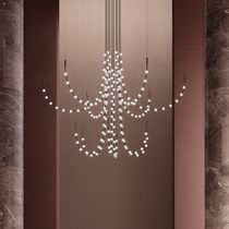 Pendant lamp / wire / contemporary / spherical