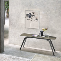 Contemporary sideboard table / tempered...