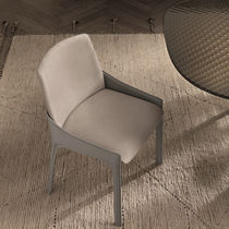 Contemporary chair / leather / commercial...