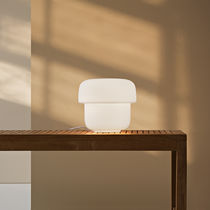 Table lamp / contemporary / blown glass...