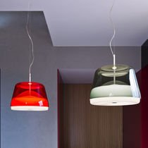 Pendant lamp / contemporary / PMMA / opal