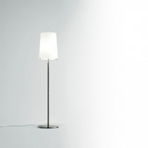 Floor-standing lamp / blown glass / contemporary...