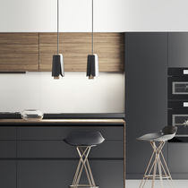 Pendant lamp / painted metal / contemporary...