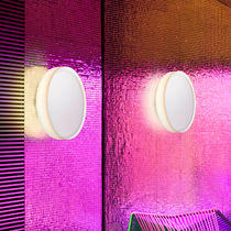 Contemporary wall light / painted metal...