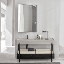 Wall-mounted mirror / LED-illuminated /...
