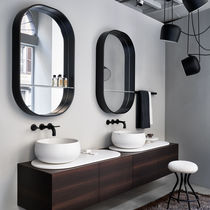 Wall-mounted mirror / LED-illuminated /...