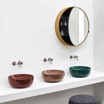 Countertop washbasin / round / ceramic /...