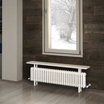 Hot water radiator / sheet steel / contemporary...