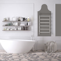 Hot water towel radiator / electric / stainless...
