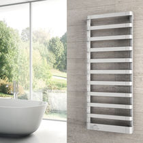 Electric towel radiator / aluminum / contemporary...