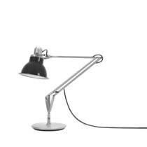 Desk lamp / aluminum / cast iron / chromed...