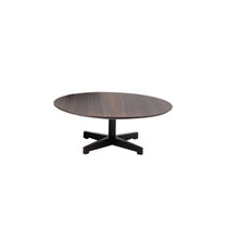 Contemporary coffee table / oak / round...