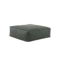 Contemporary ottoman / leather / square...