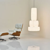 Pendant lamp / contemporary / metal / polymer