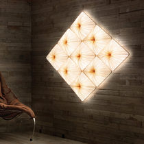 Contemporary wall light / silk / LED / dimmable