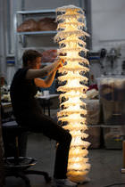 Original design light column / fabric /...