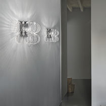 Contemporary wall light / glass / incandescent...