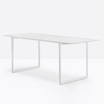 Contemporary table / laminate / aluminum...