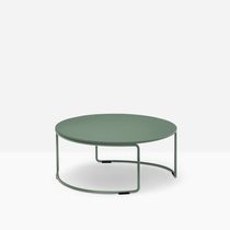 Contemporary coffee table / metal / laminate...