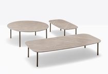 Contemporary coffee table / laminate / aluminum...