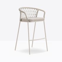 Contemporary bar chair / fabric / rope /...