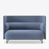 Contemporary sofa / for workspace / brown...