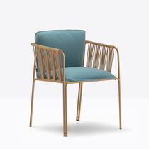 Contemporary chair / fabric / PVC / nylon
