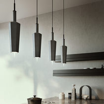Pendant lamp / concrete / contemporary /...