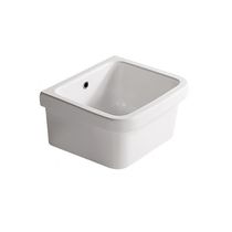 Countertop washbasin / rectangular / ceramic...