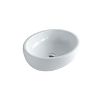 Countertop washbasin / round / ceramic /...